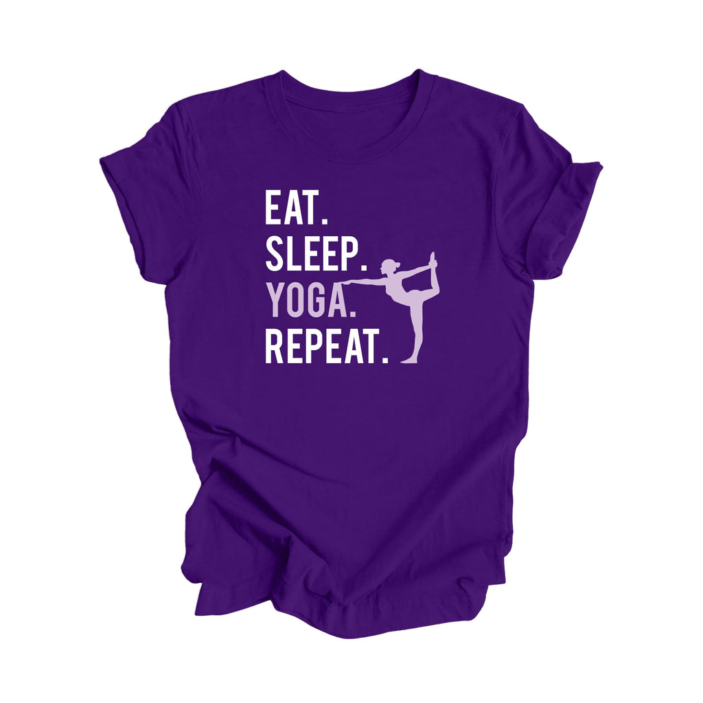 Eat Sleep Yoga Repeat - Yoga Gift, Meditation Shirt, Yoga T-shirt, Yoga Lover Gift,  Yoga Teacher Shirt, Wellness Shirt, Self Care Shirt - Inspired X