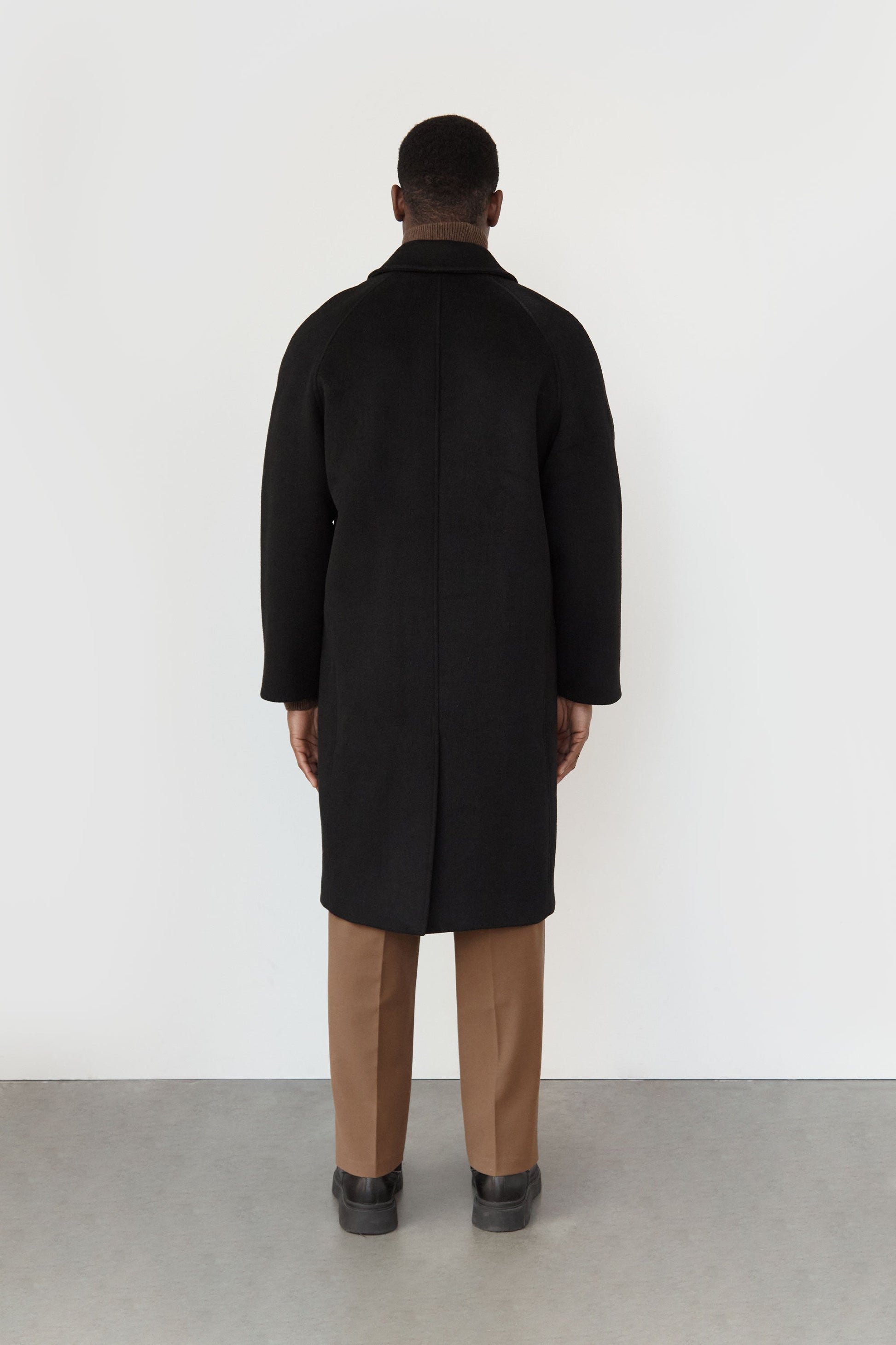 MANTEAU EN MÉLANGE DE LAINE