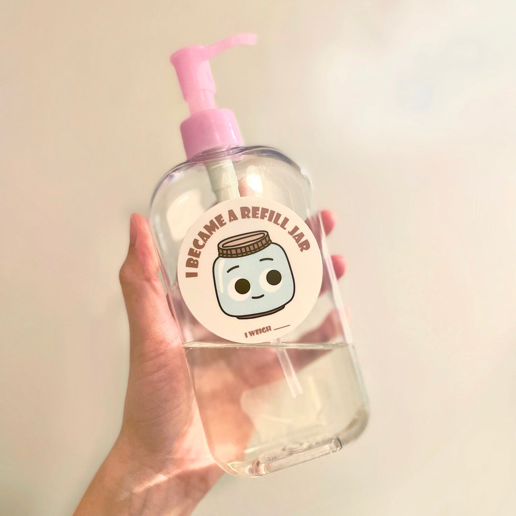 "I Became a Refill Jar" Sticker