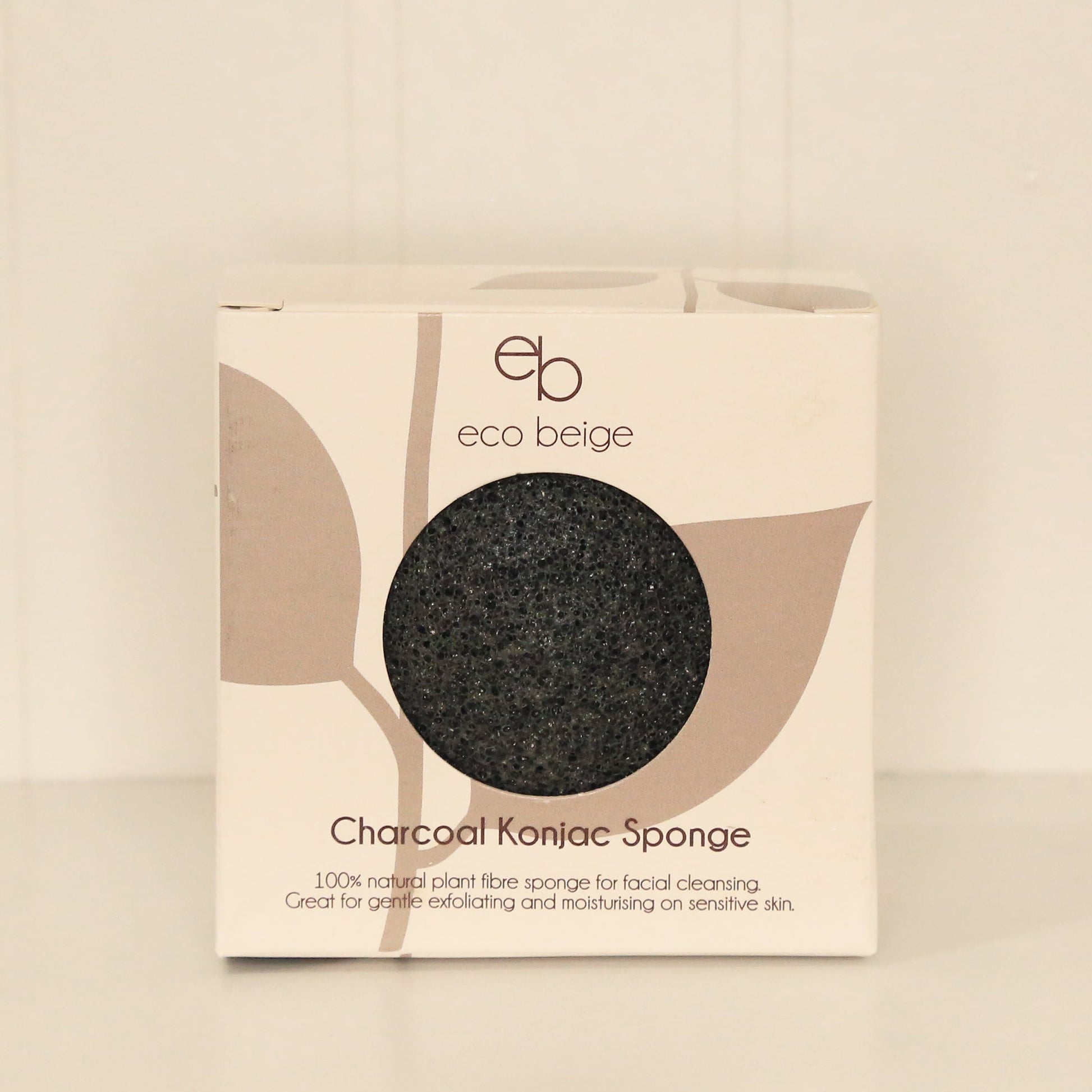 Éponge Konjac au charbon