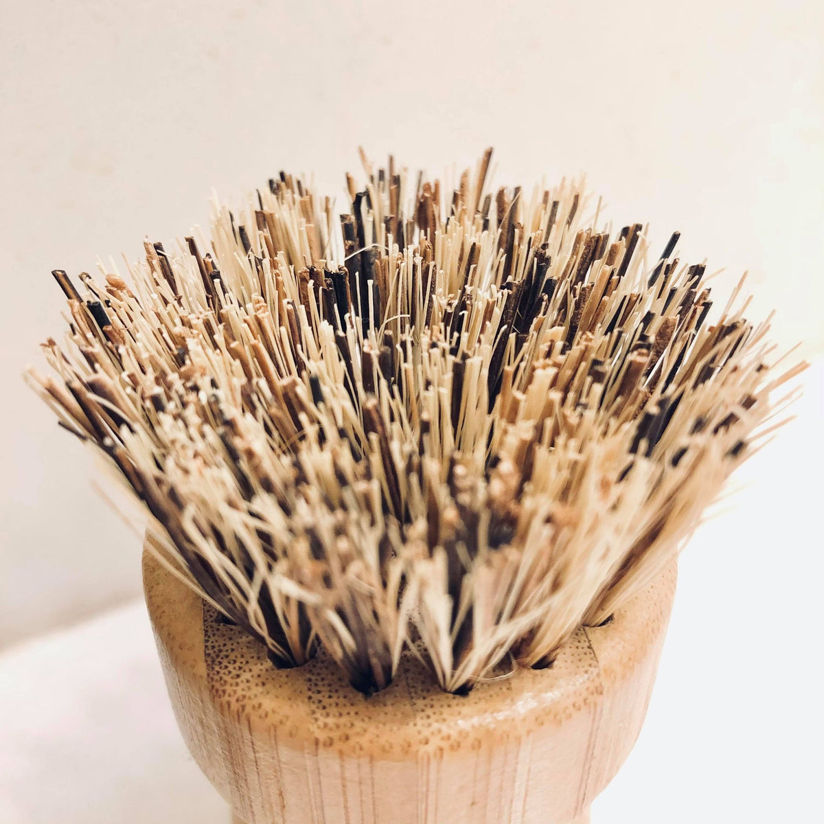 Brosse à récurer à poignée en bambou