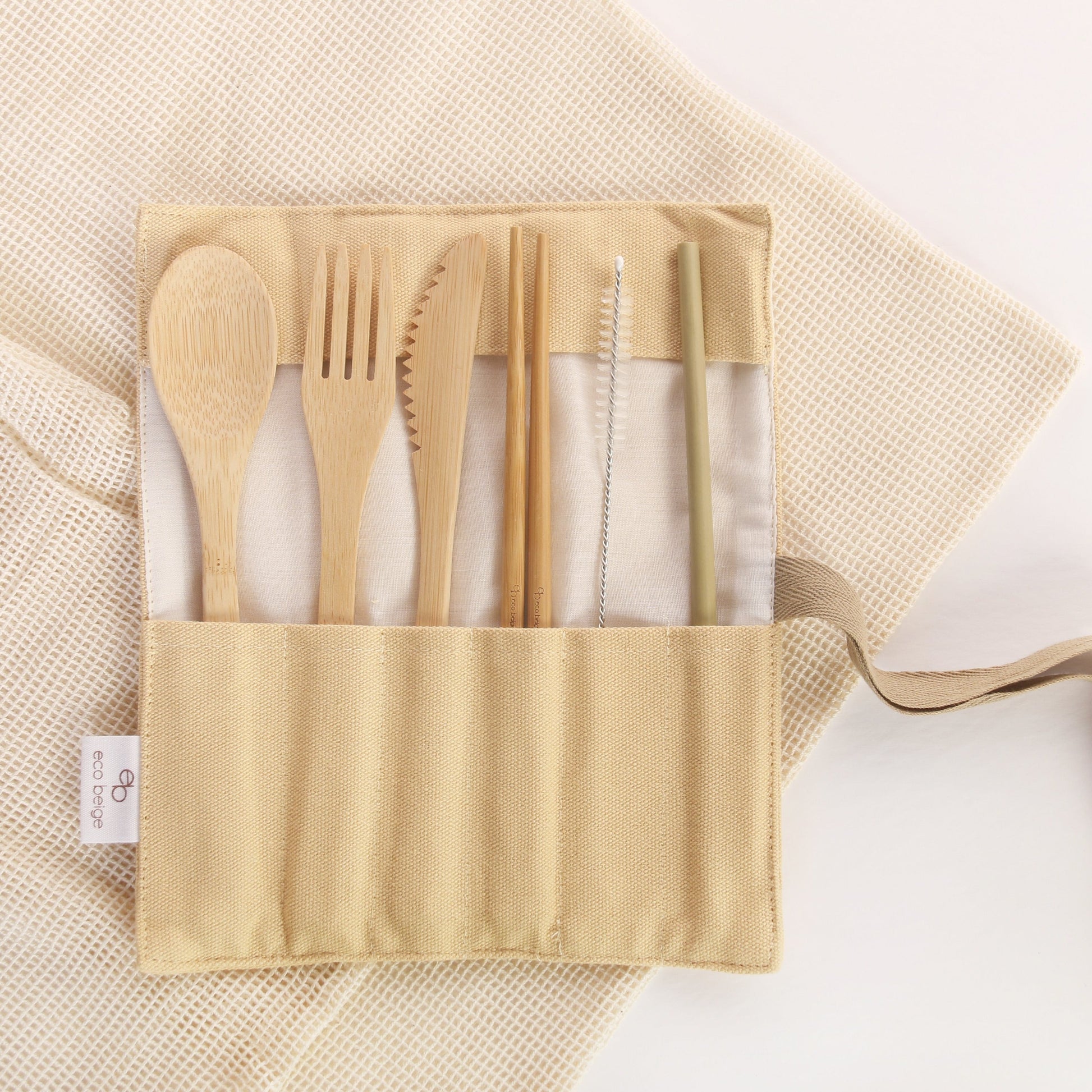 Natural Bamboo Cutlery Set