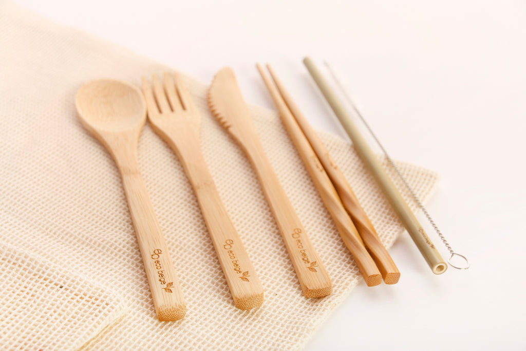 Natural Bamboo Cutlery Set