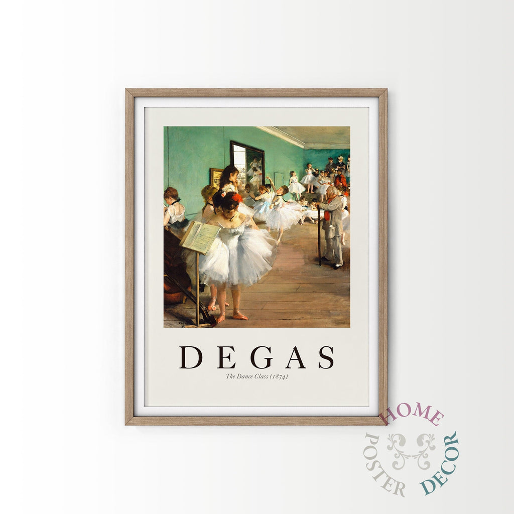 Edgar Degas The Dance Class 1874 Art Print – Impressionist Ballet Poster