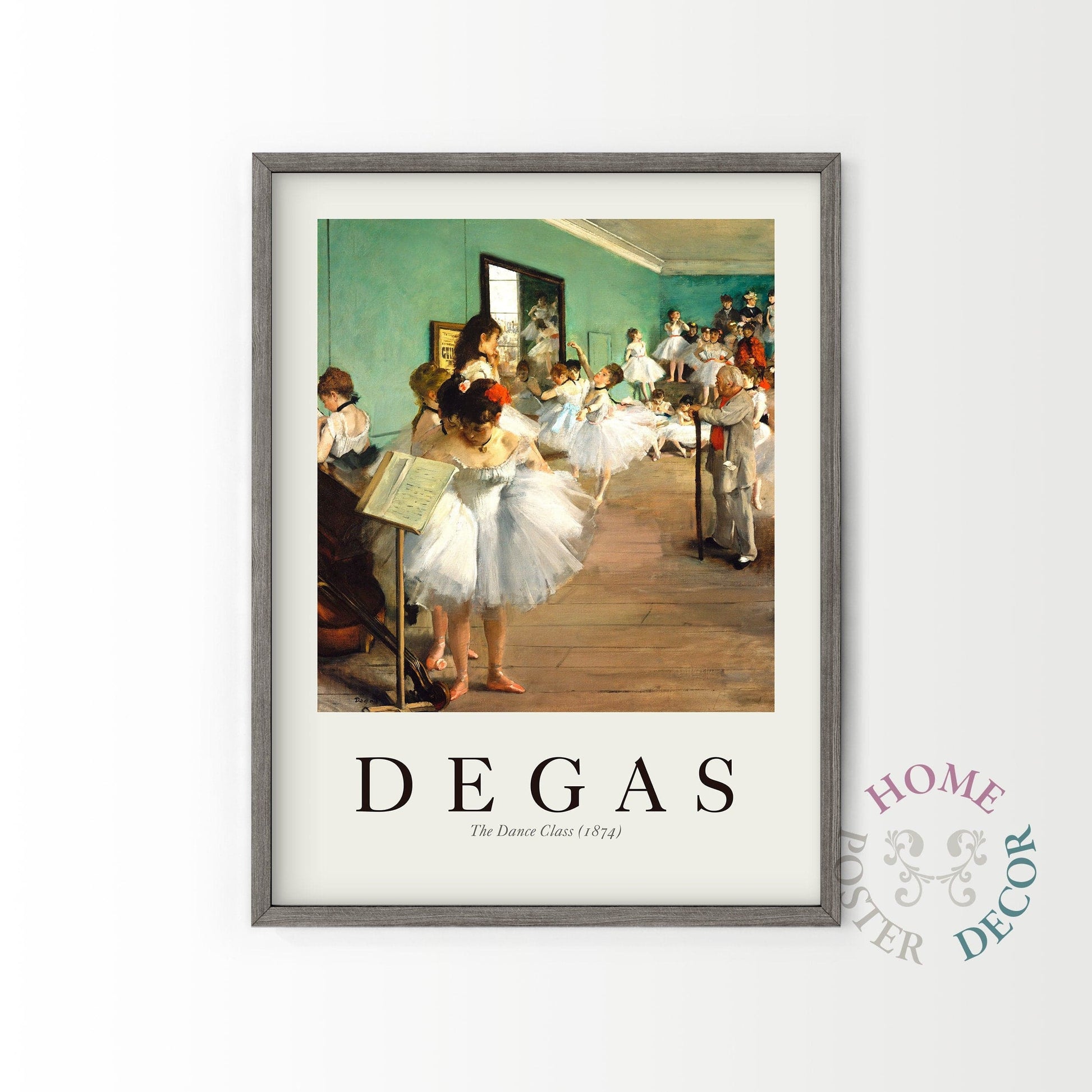 Edgar Degas The Dance Class 1874 Art Print – Impressionist Ballet Poster