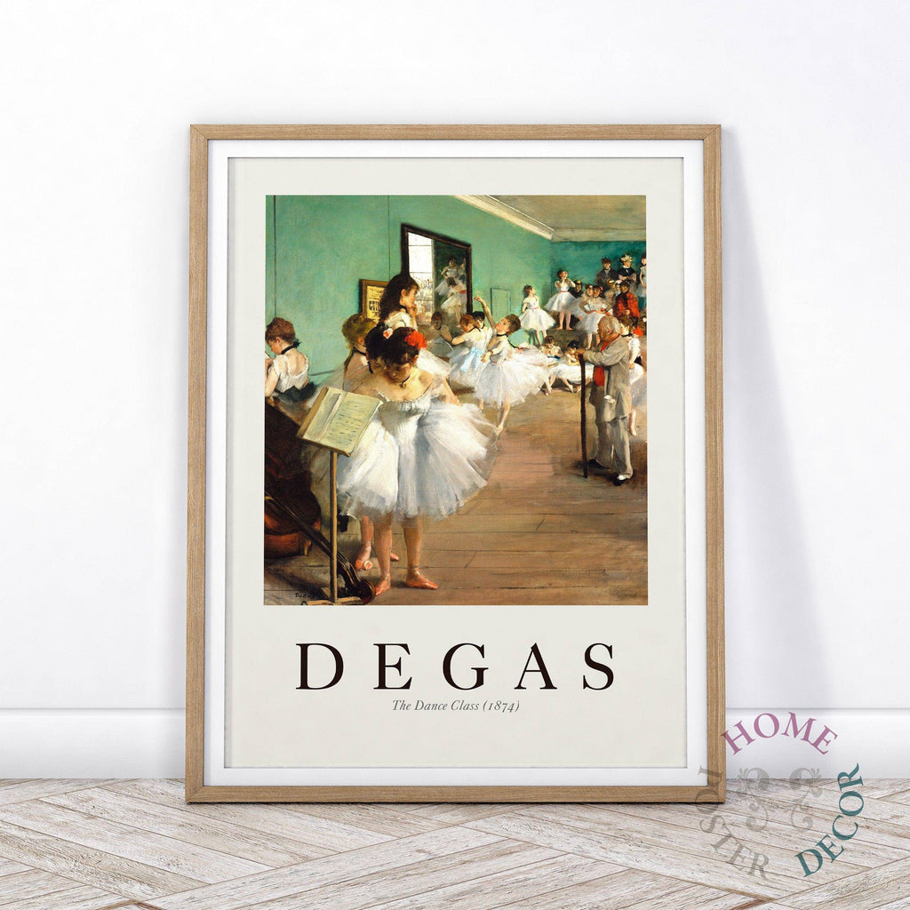 Edgar Degas The Dance Class 1874 Art Print – Impressionist Ballet Poster