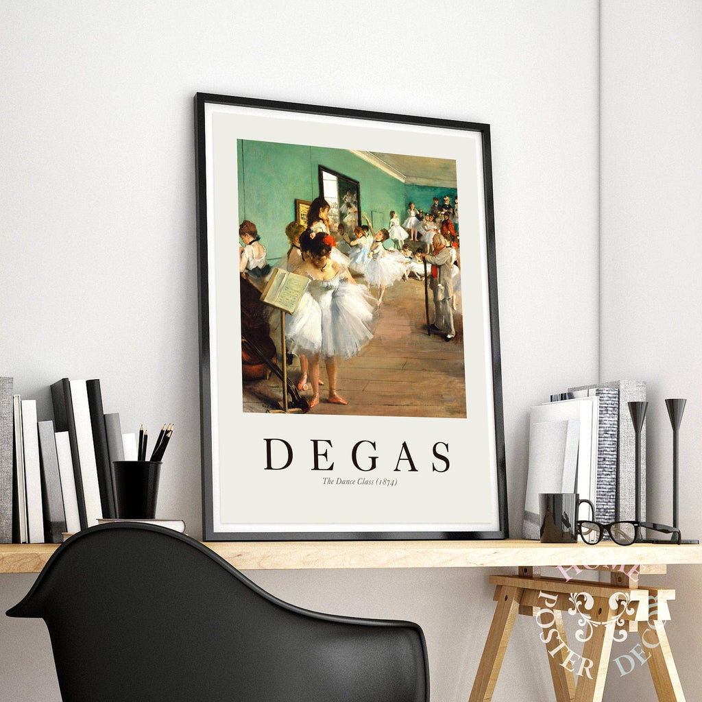 Edgar Degas The Dance Class 1874 Art Print – Impressionist Ballet Poster