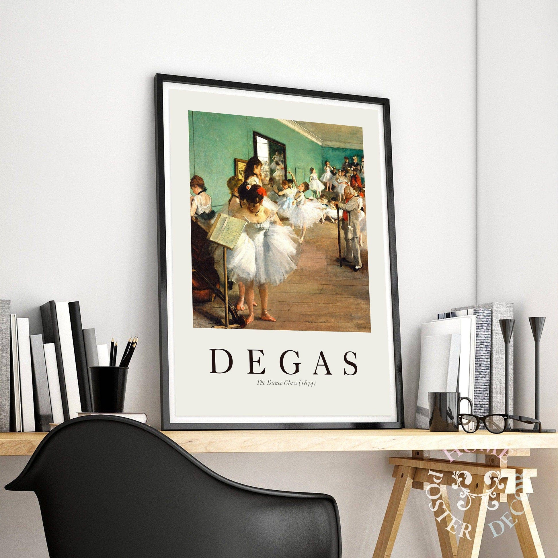 Edgar Degas The Dance Class 1874 Art Print – Impressionist Ballet Poster