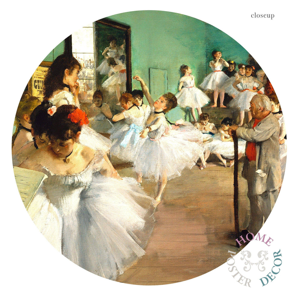 Edgar Degas The Dance Class 1874 Art Print – Impressionist Ballet Poster
