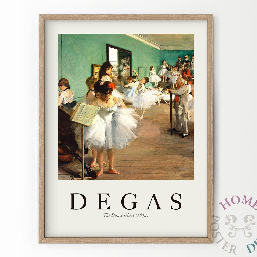 Edgar Degas The Dance Class 1874 Art Print – Impressionist Ballet Poster