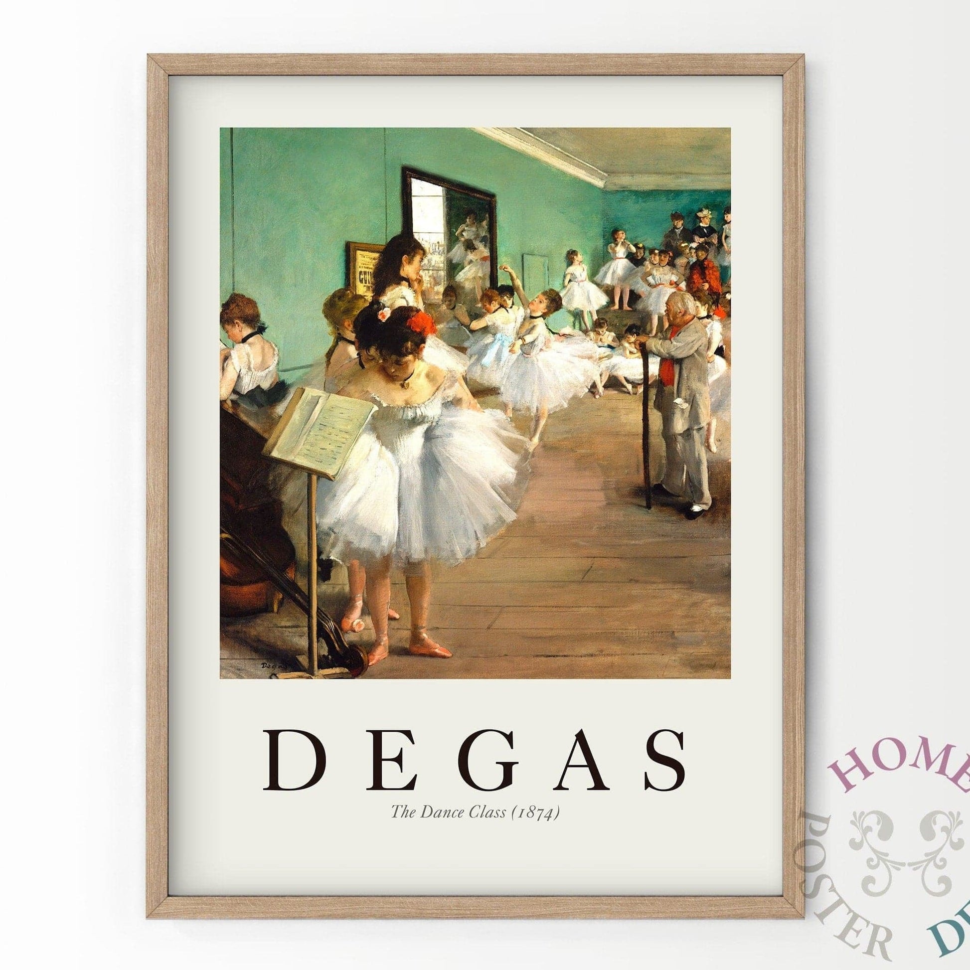 Edgar Degas The Dance Class 1874 Art Print – Impressionist Ballet Poster
