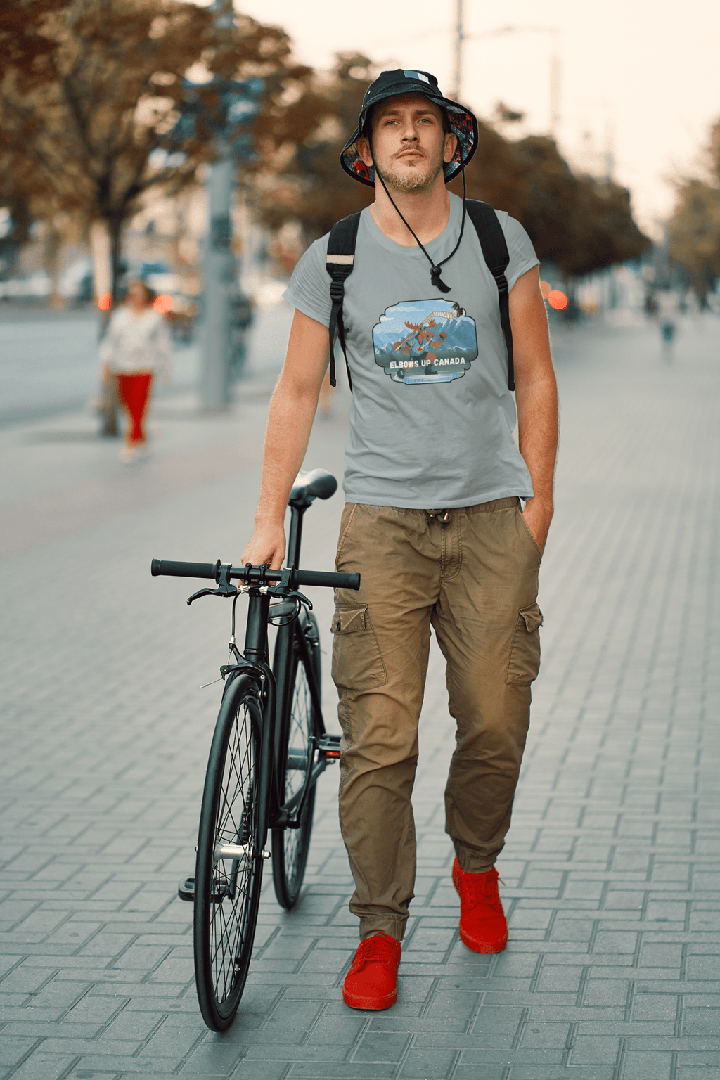 "Elbows Up" Canada Moose Unisex T-shirt