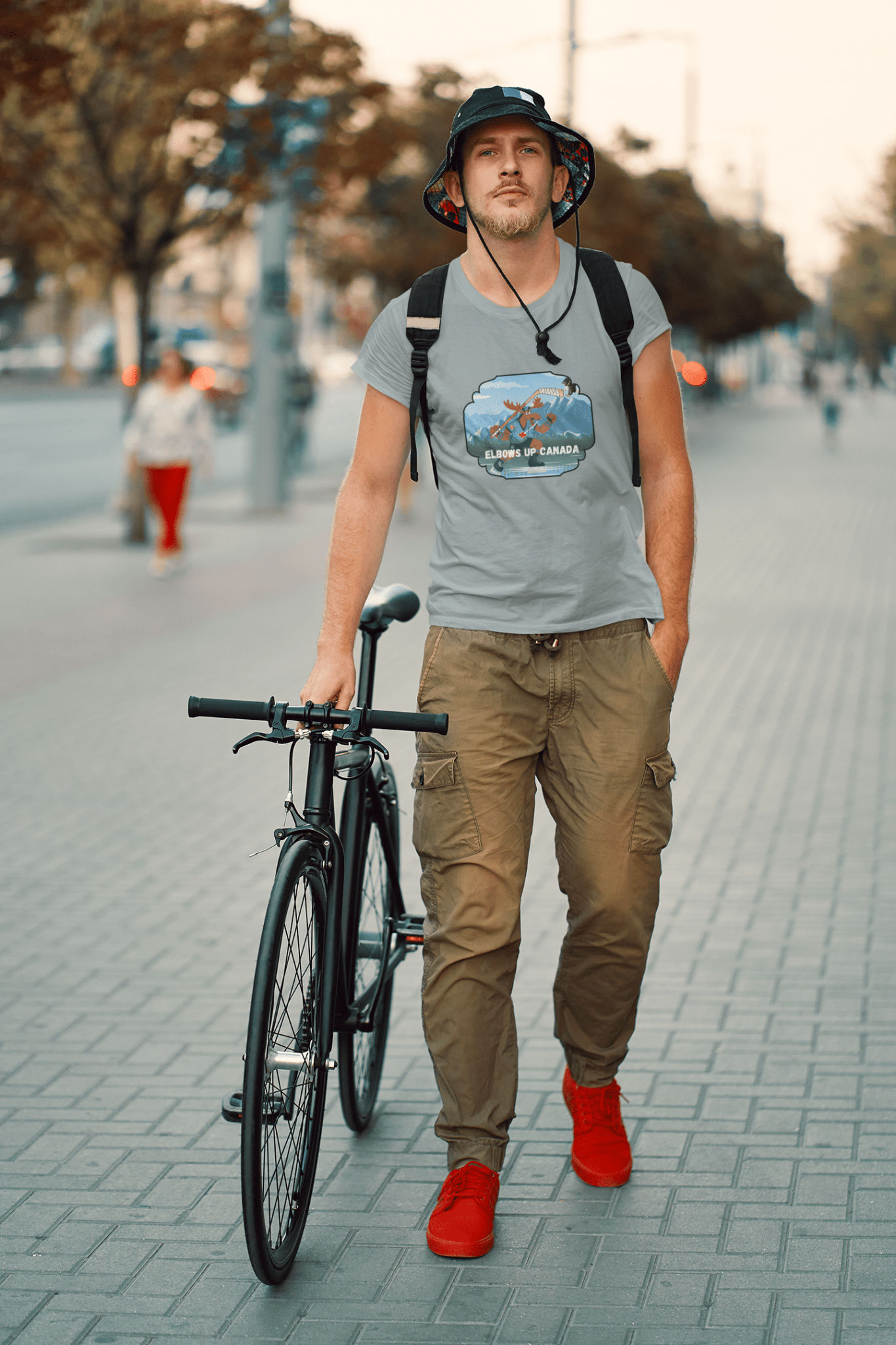 "Elbows Up" Canada Moose Unisex T-shirt