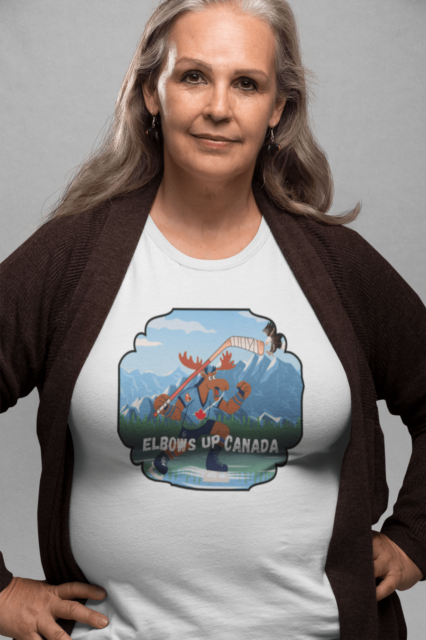 "Elbows Up" Canada Moose Unisex T-shirt
