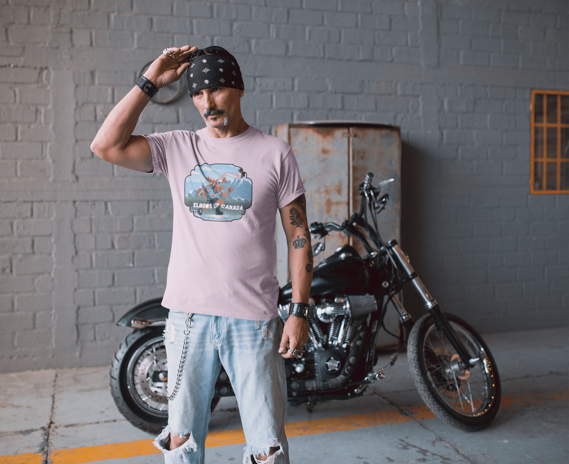 "Elbows Up" Canada Moose Unisex T-shirt