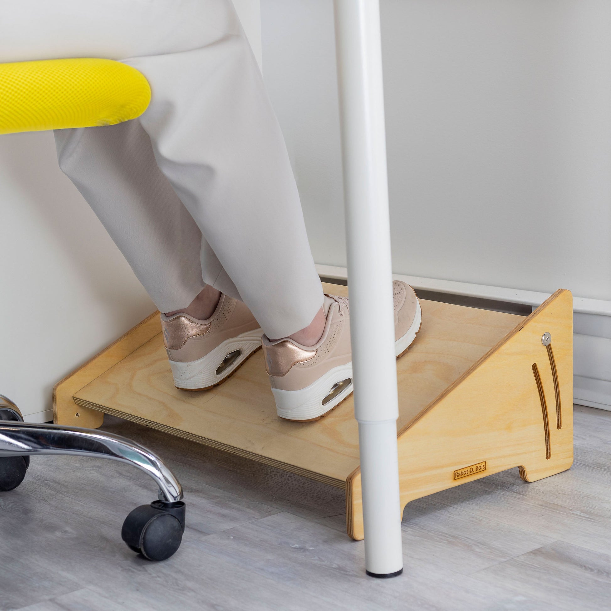 Adjustable Wooden Footrest