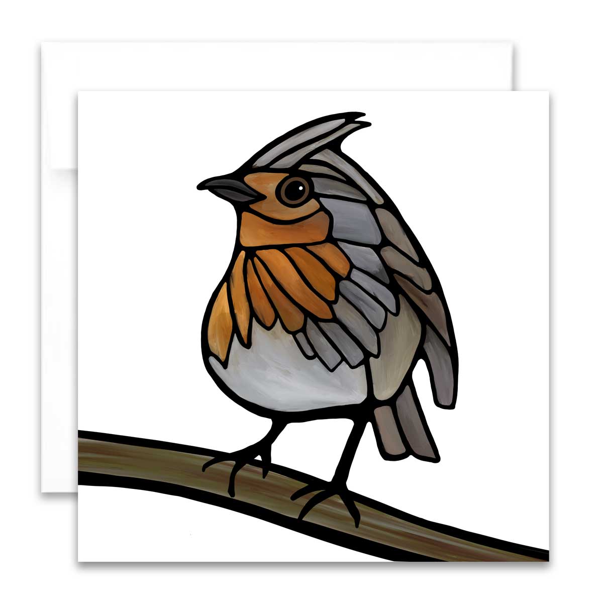 Greeting Card - European Robin