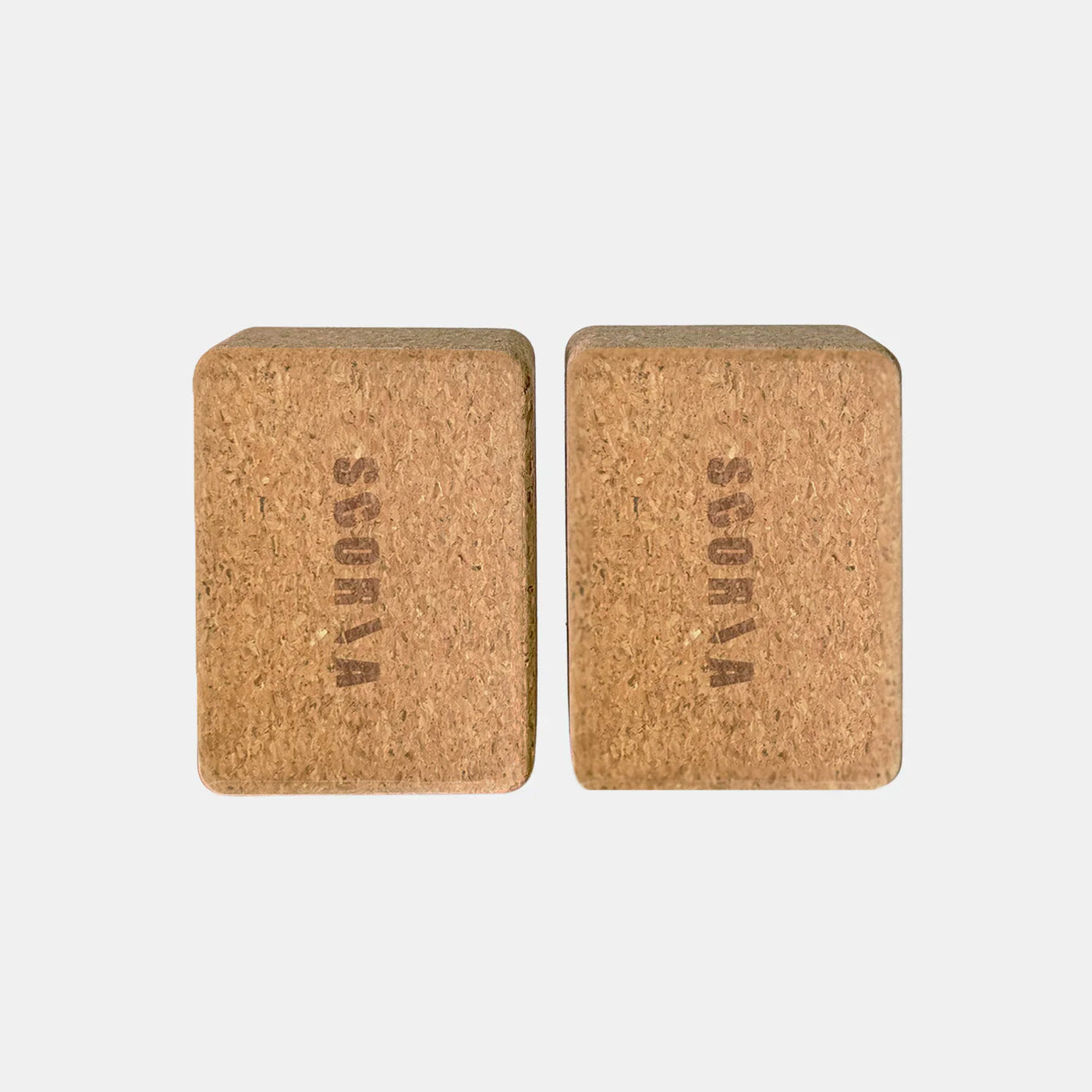 Essential Handstand & Hand Balancing Cork Blocks | Set of Two | 100% Natural