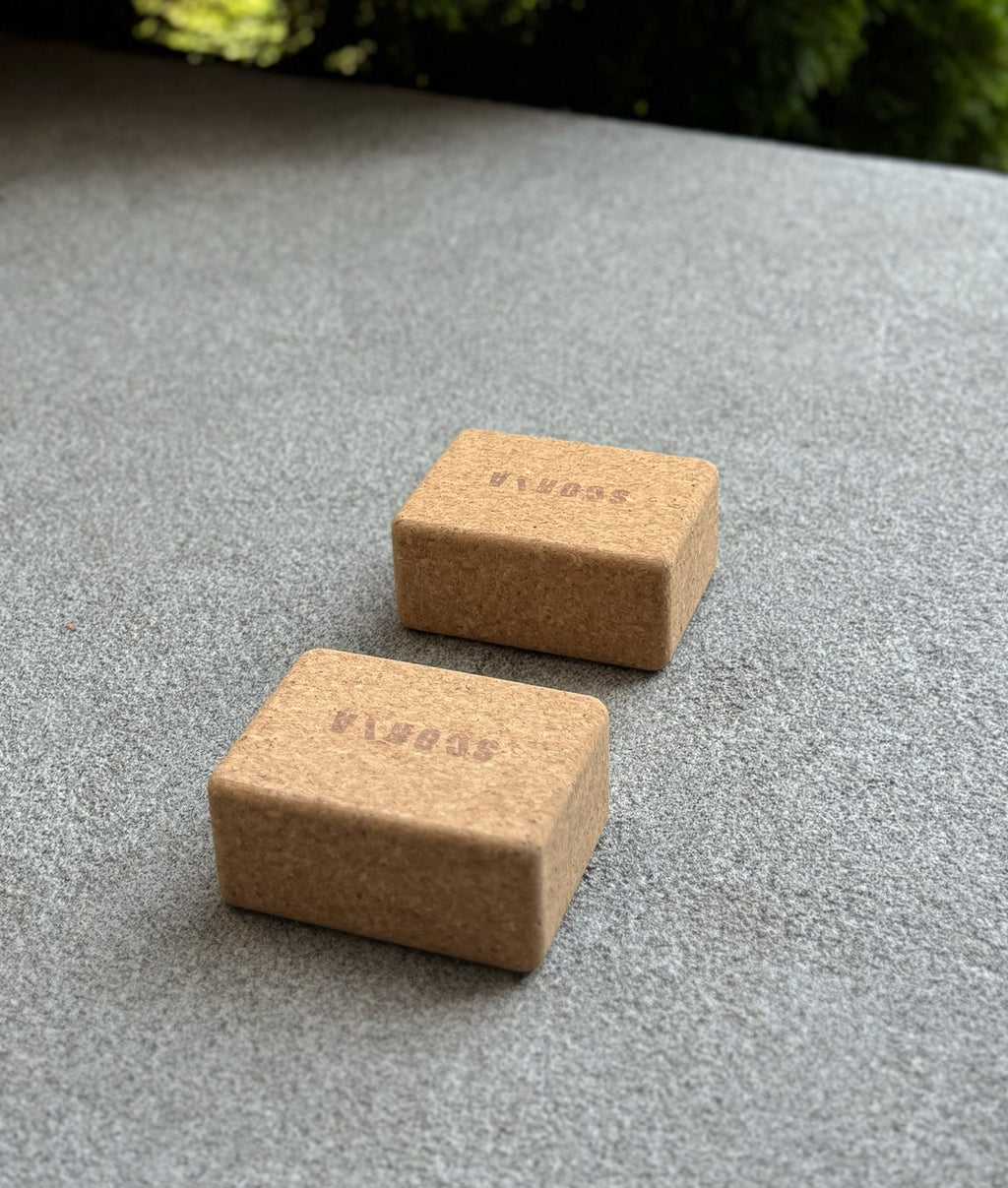 Essential Handstand & Hand Balancing Cork Blocks | Set of Two | 100% Natural