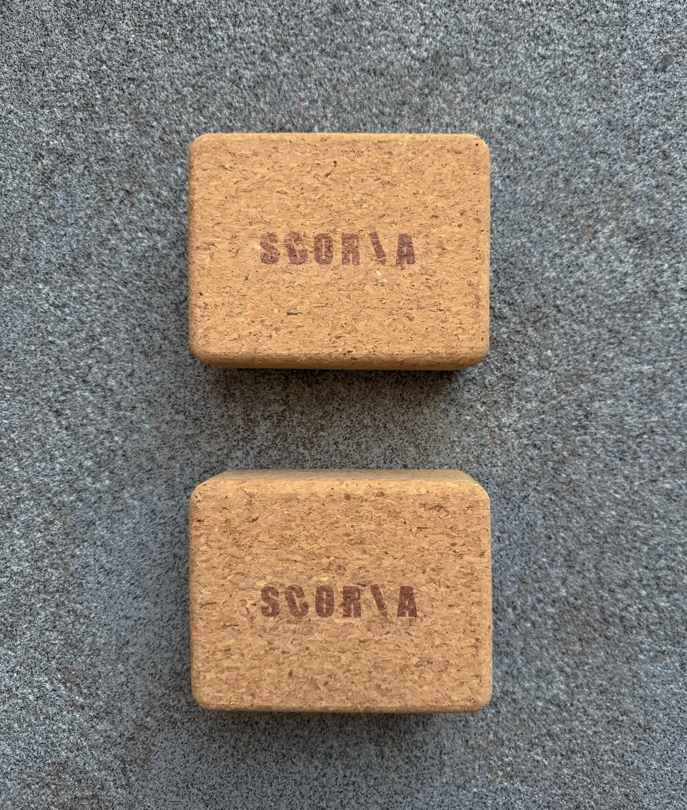 Essential Handstand & Hand Balancing Cork Blocks | Set of Two | 100% Natural