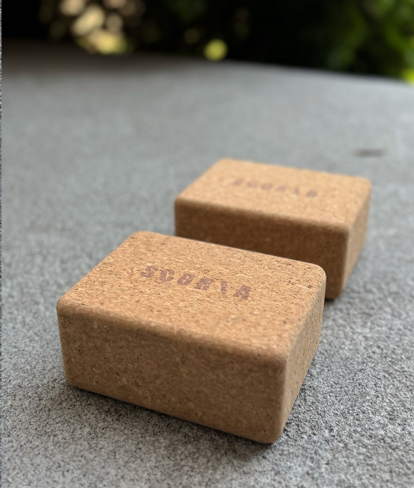 Essential Handstand & Hand Balancing Cork Blocks | Set of Two | 100% Natural