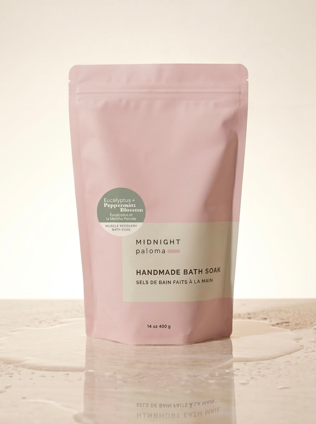 Bain moussant à l'eucalyptus et à la menthe poivrée
