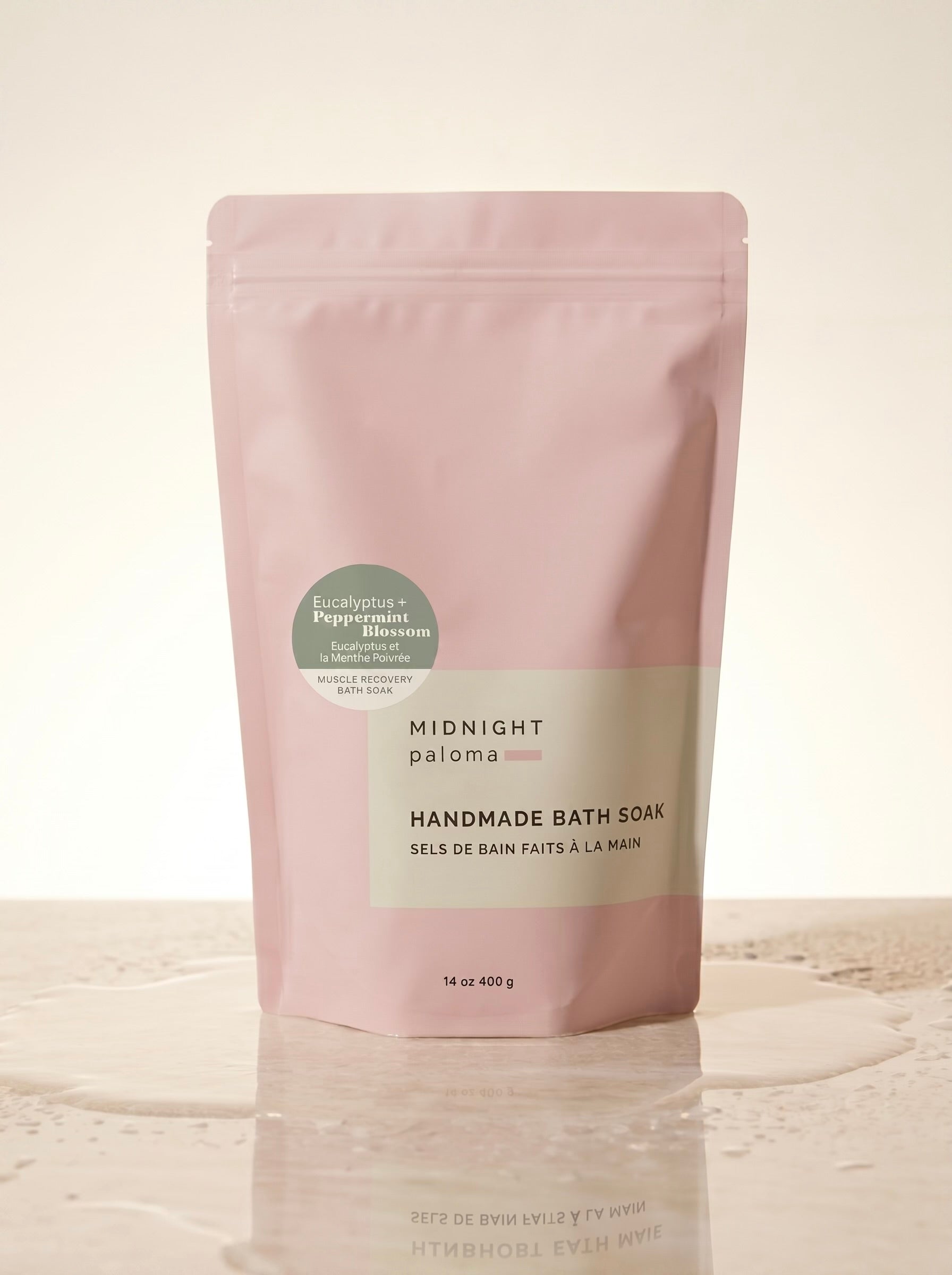 Bain moussant à l'eucalyptus et à la menthe poivrée
