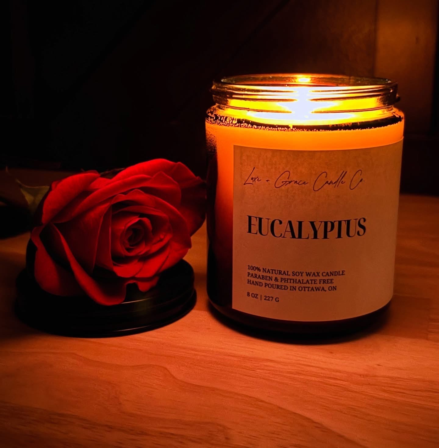 Bougie à l'eucalyptus *MEILLEURE VENTE* - Cire de soja
