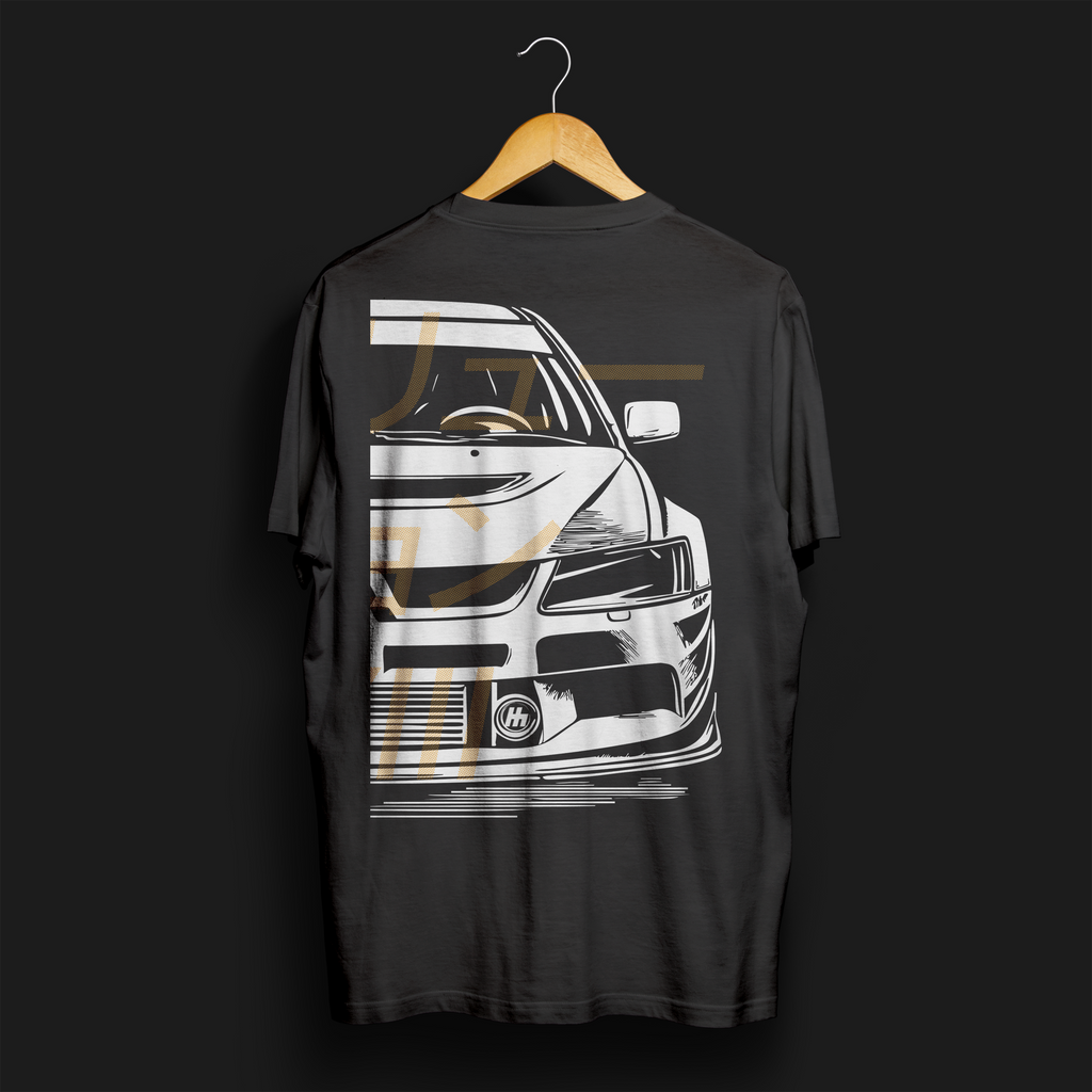 T-shirt graphique automobile ClutchCloth Evo VIII