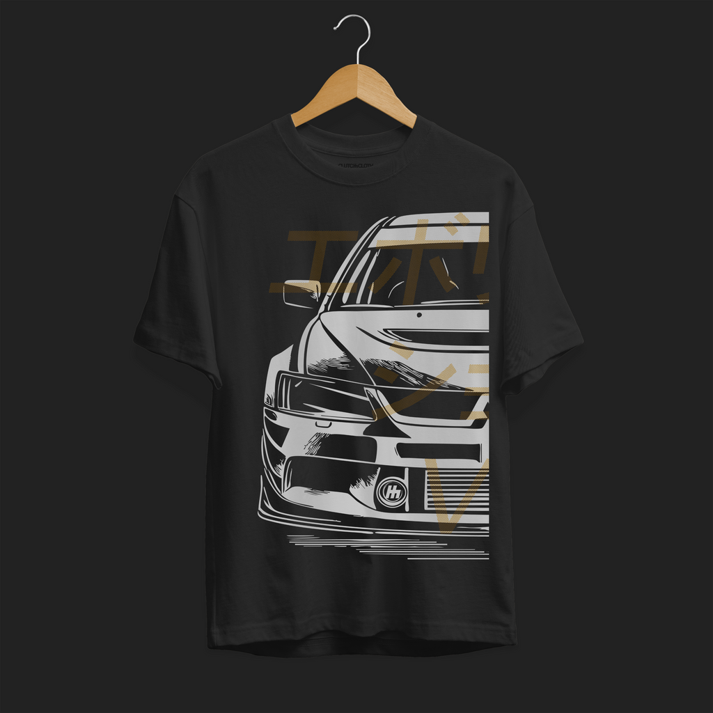 T-shirt graphique automobile ClutchCloth Evo VIII