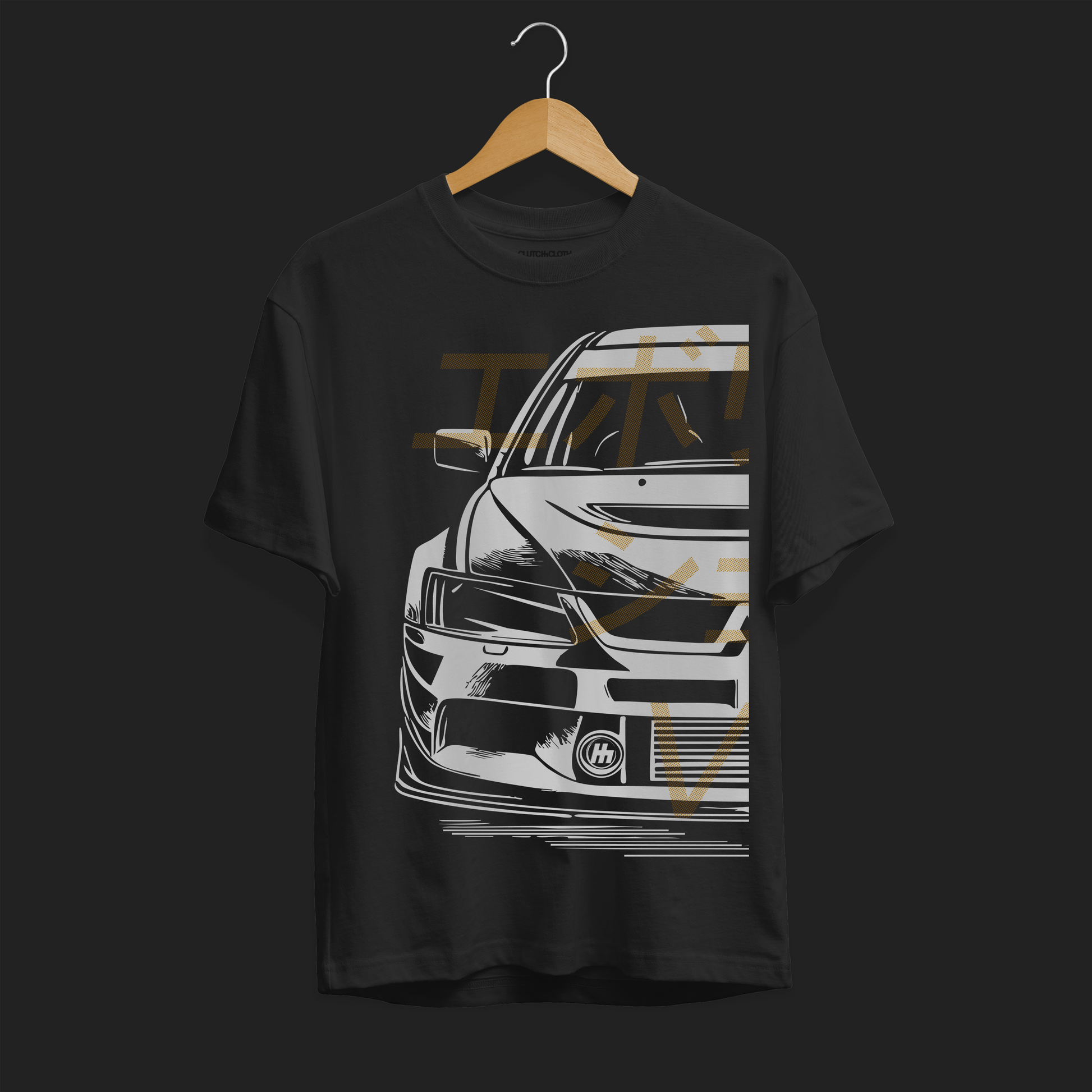 T-shirt graphique automobile ClutchCloth Evo VIII