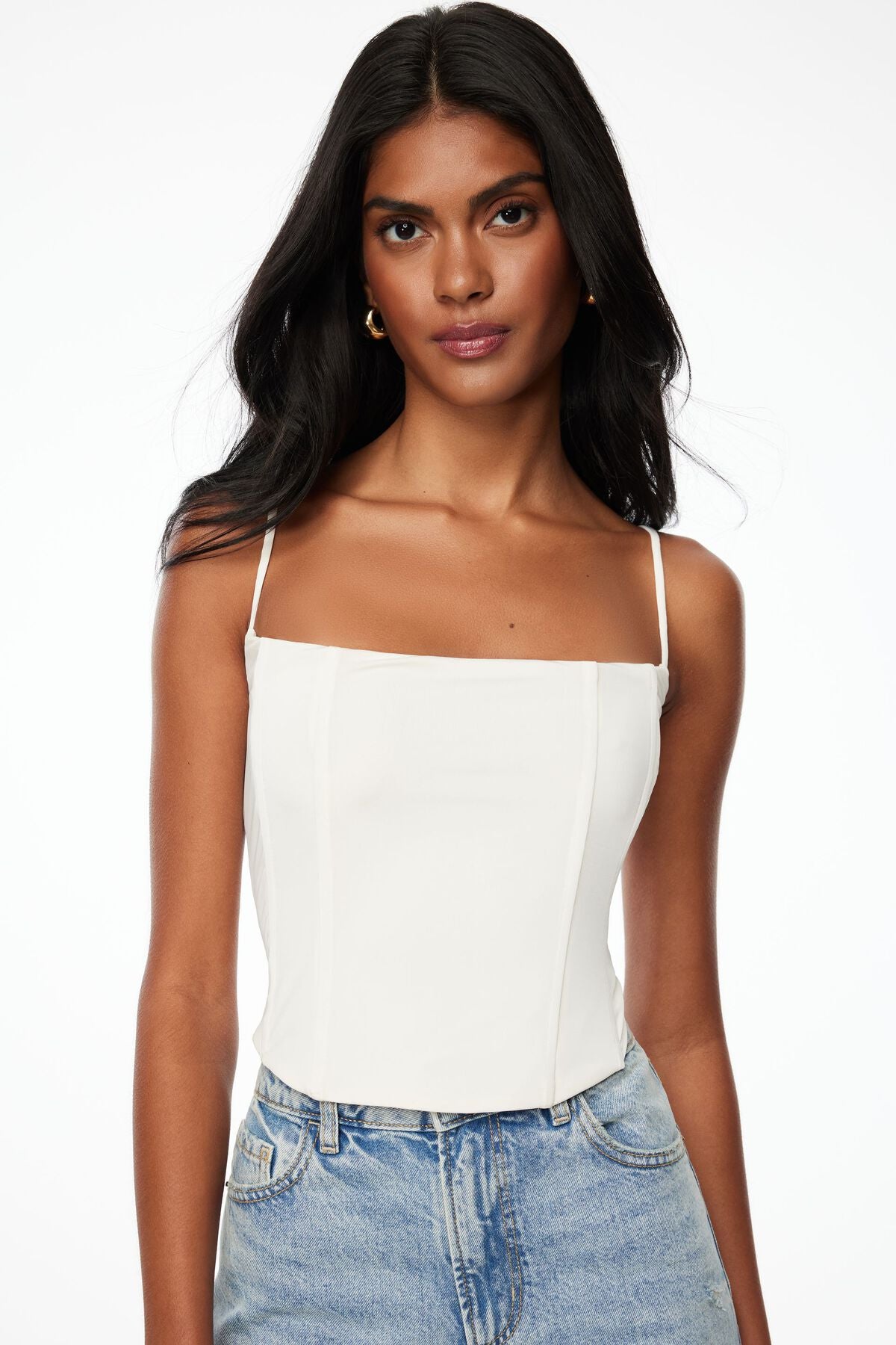 Haut bustier avec baleines