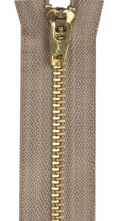 9in Zipper - Size 4 - Metal Jean