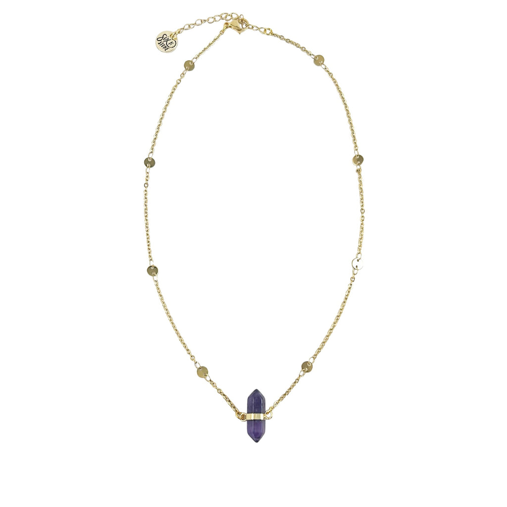 Amethyst Crystal Necklace