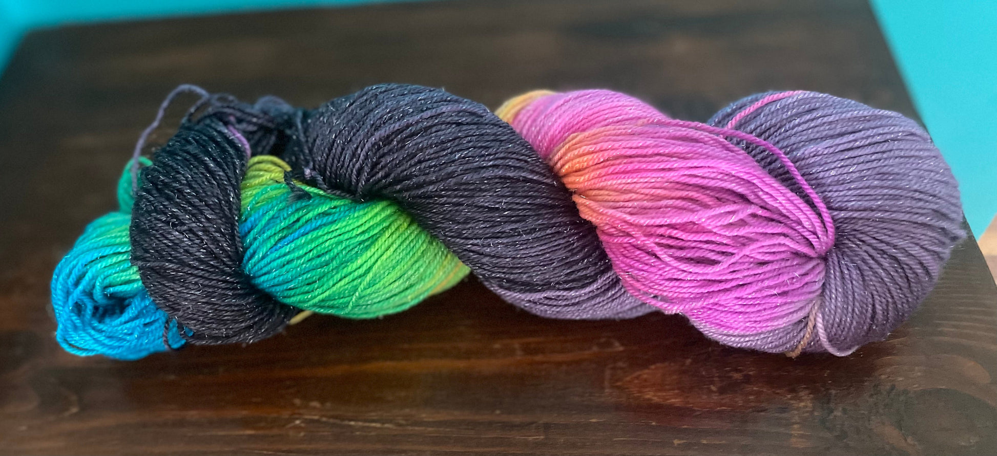 Lisa, frankly… Merino Wool & Silver Stellina Sock Yarn