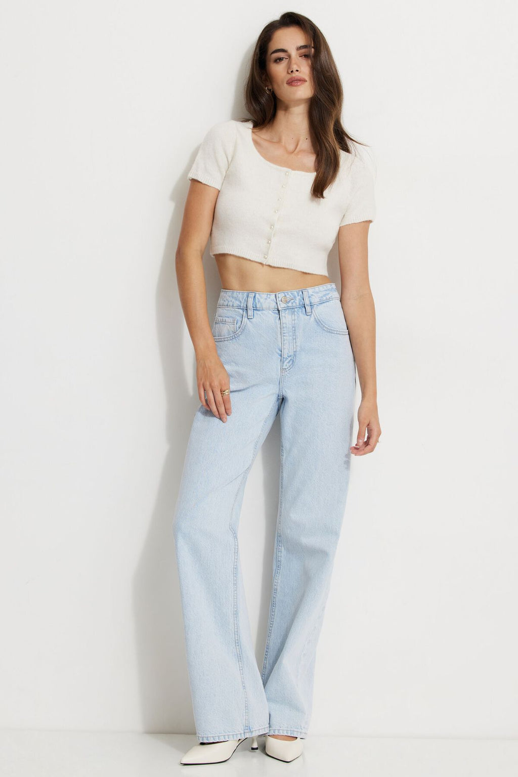 Cardigan à boutons Billy Pearl Heavenlyarn™