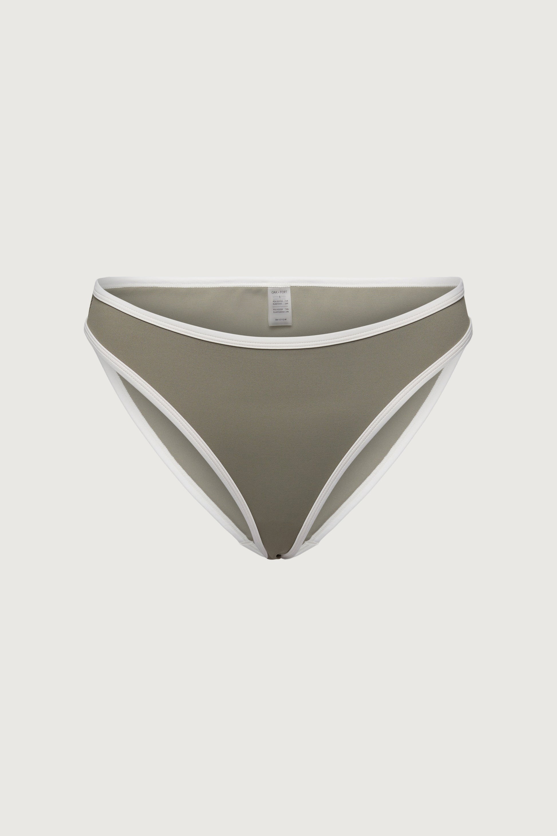 BAS DE BIKINI TAILLE BASSE À DÉTAILS CONTRASTÉS