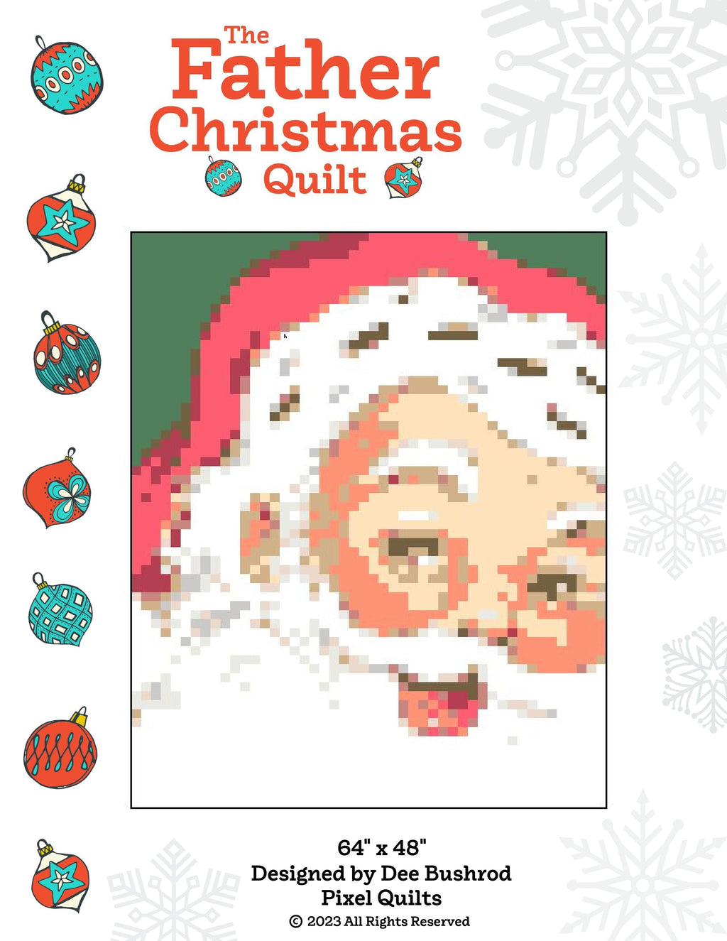 Father Christmas Quilt Kit