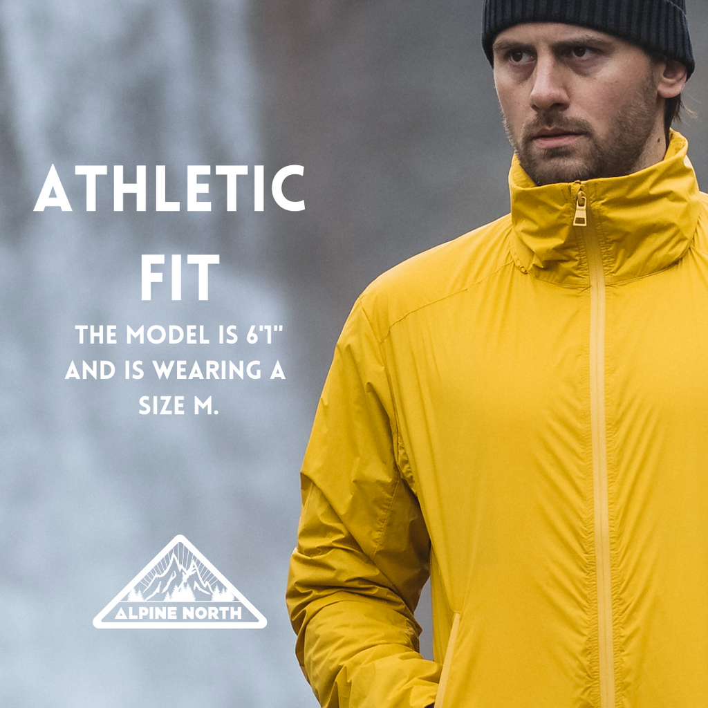 STEWART | VESTE COUPE-VENT ULTRA-LÉGÈRE (RECYCLÉE) POUR HOMME, JAUNE