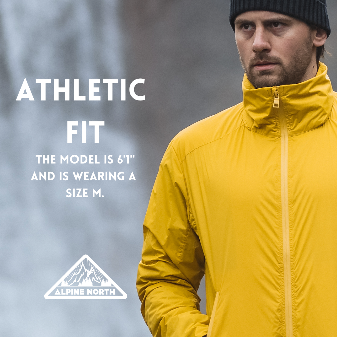 STEWART | VESTE COUPE-VENT ULTRA-LÉGÈRE (RECYCLÉE) POUR HOMME, JAUNE