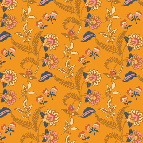 AGF The Flower Fields; Treillage Gilt, 1/4 yard
