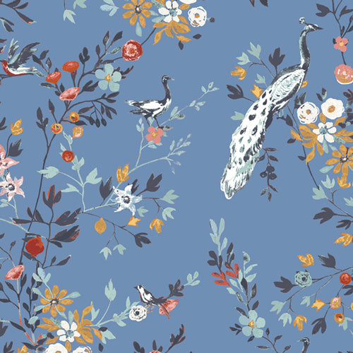 AGF Florence; Afreschi Uffizi Ceruleo 1/4 yard