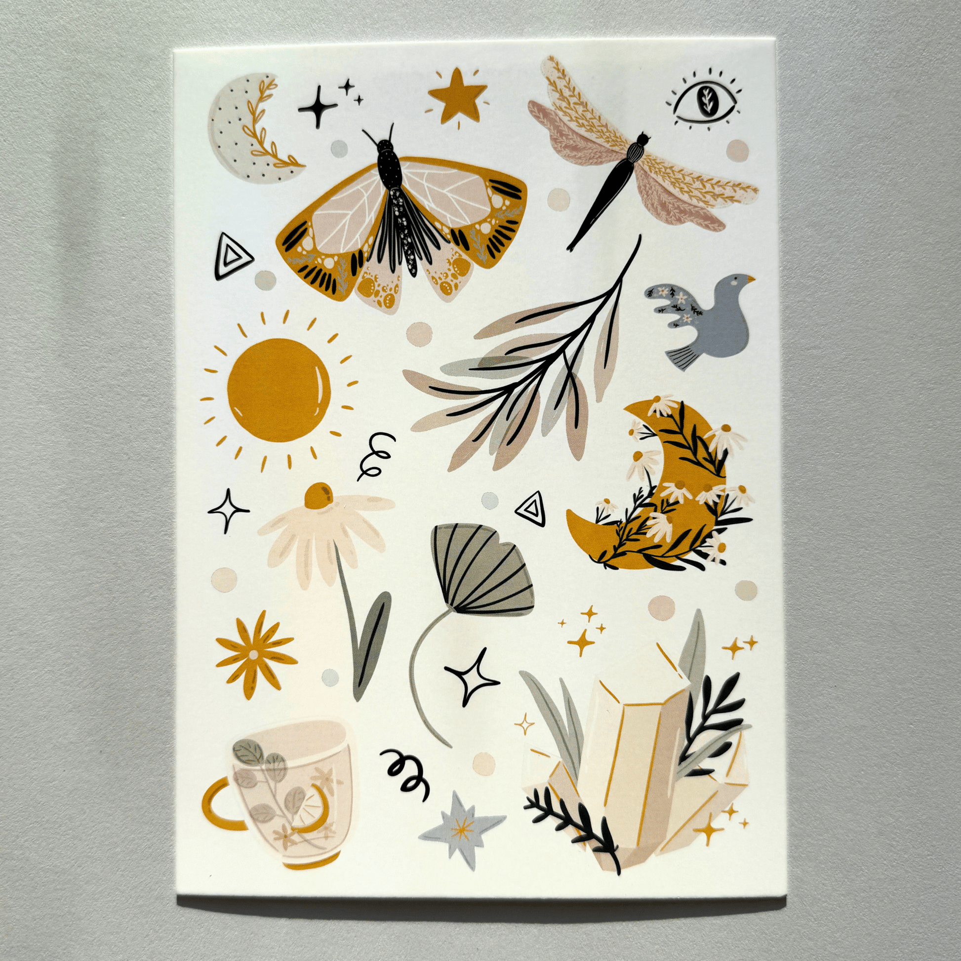 You Deserve a Rainbow Sticker Greeting Card