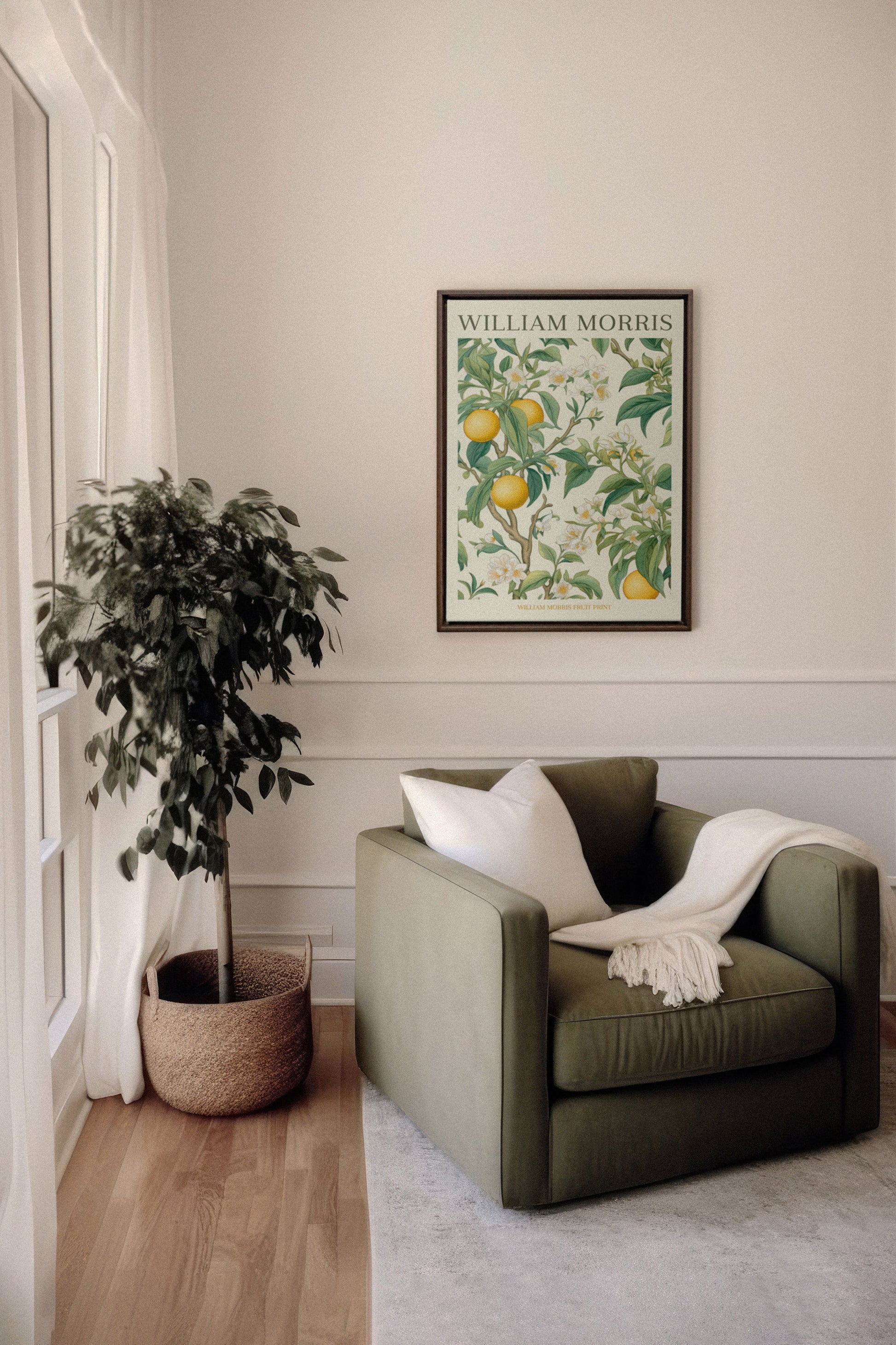 FRUIT PRINT, Stretched Canvas Artwork