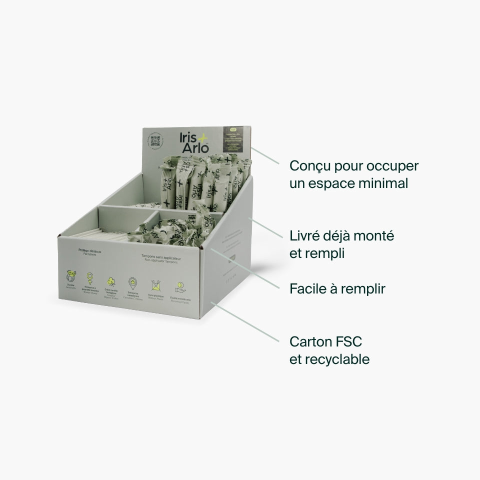 Cardboard Countertop Dispenser, 4 products