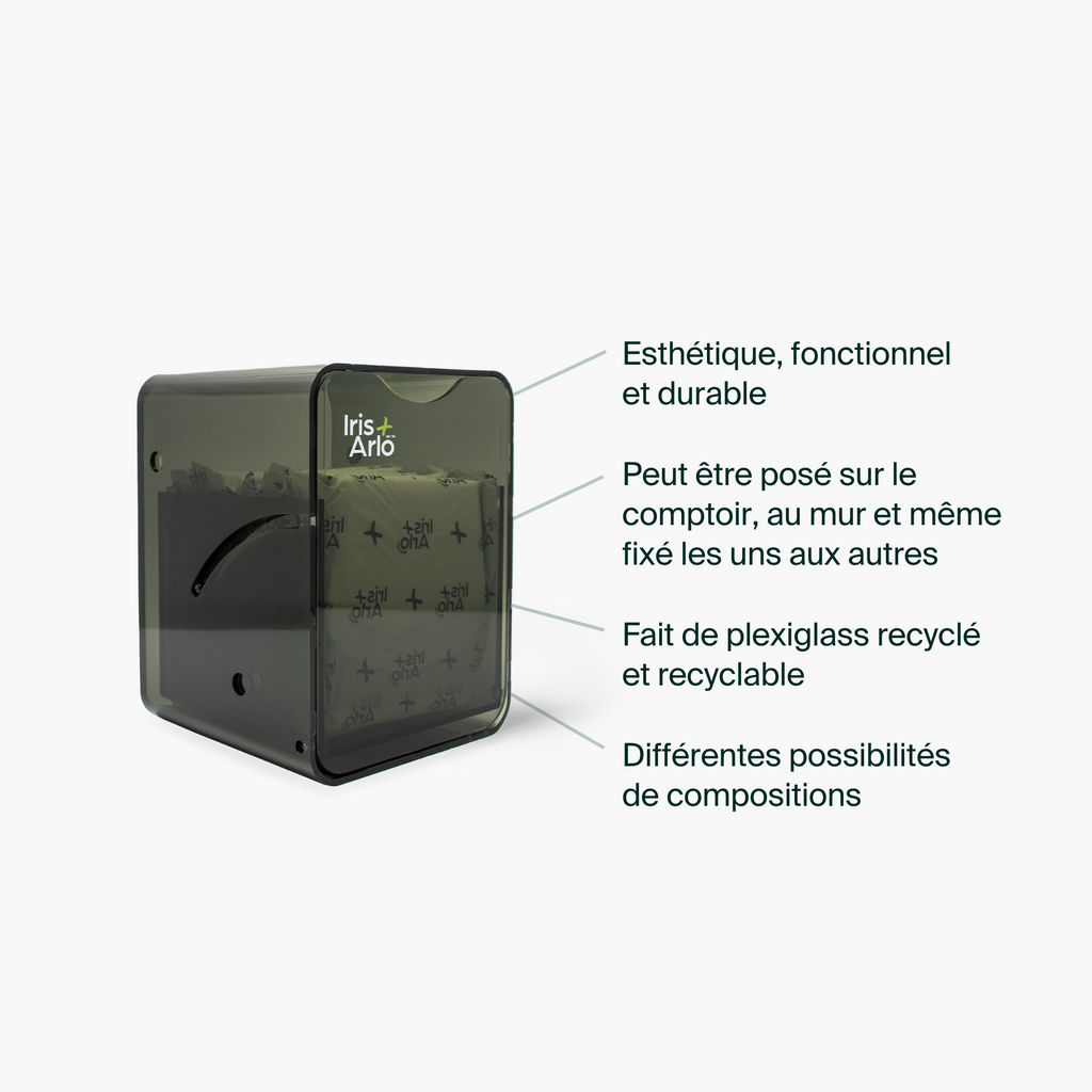 Recycled Plexiglass Cabin Dispenser - Small