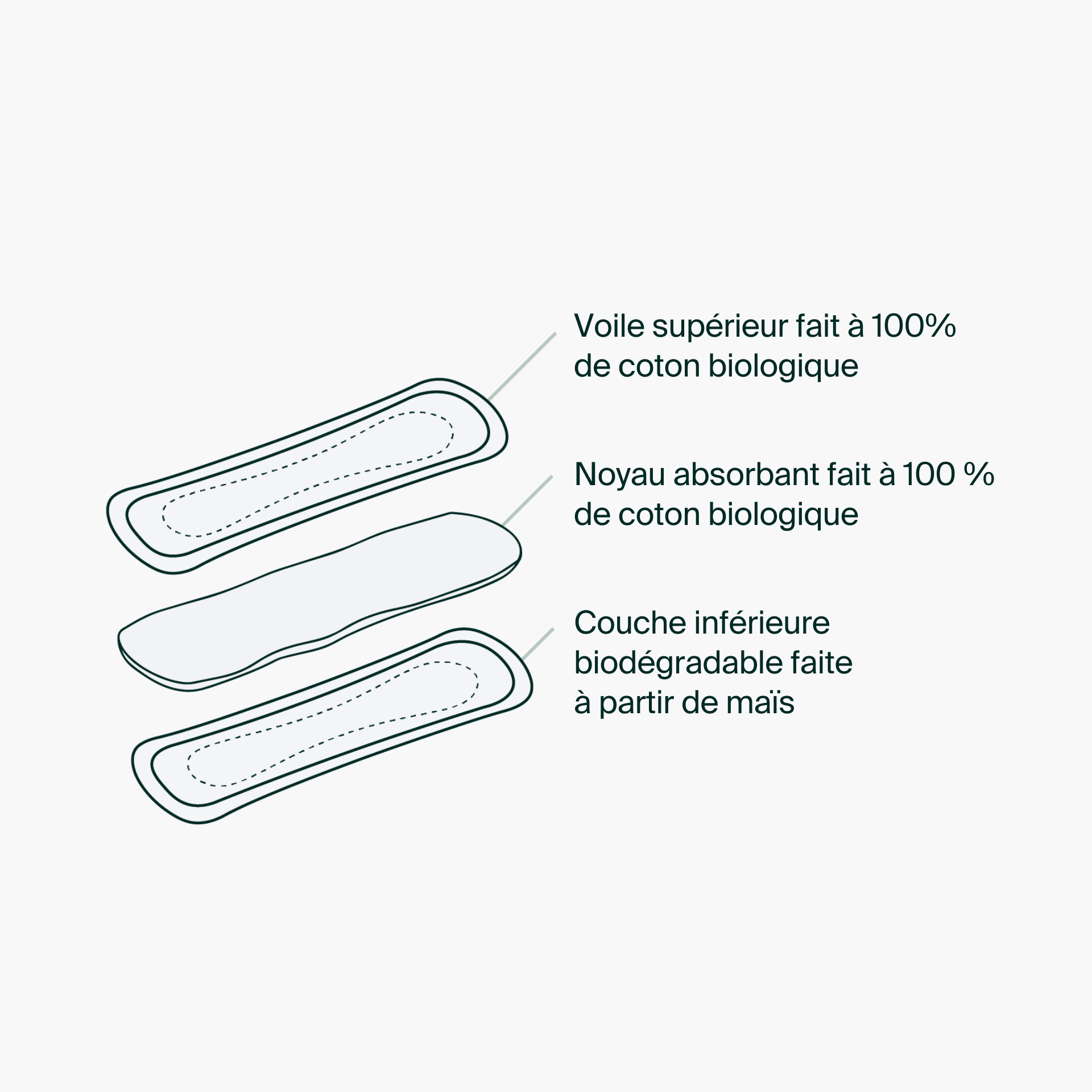 100% Organic Cotton Pantyliners