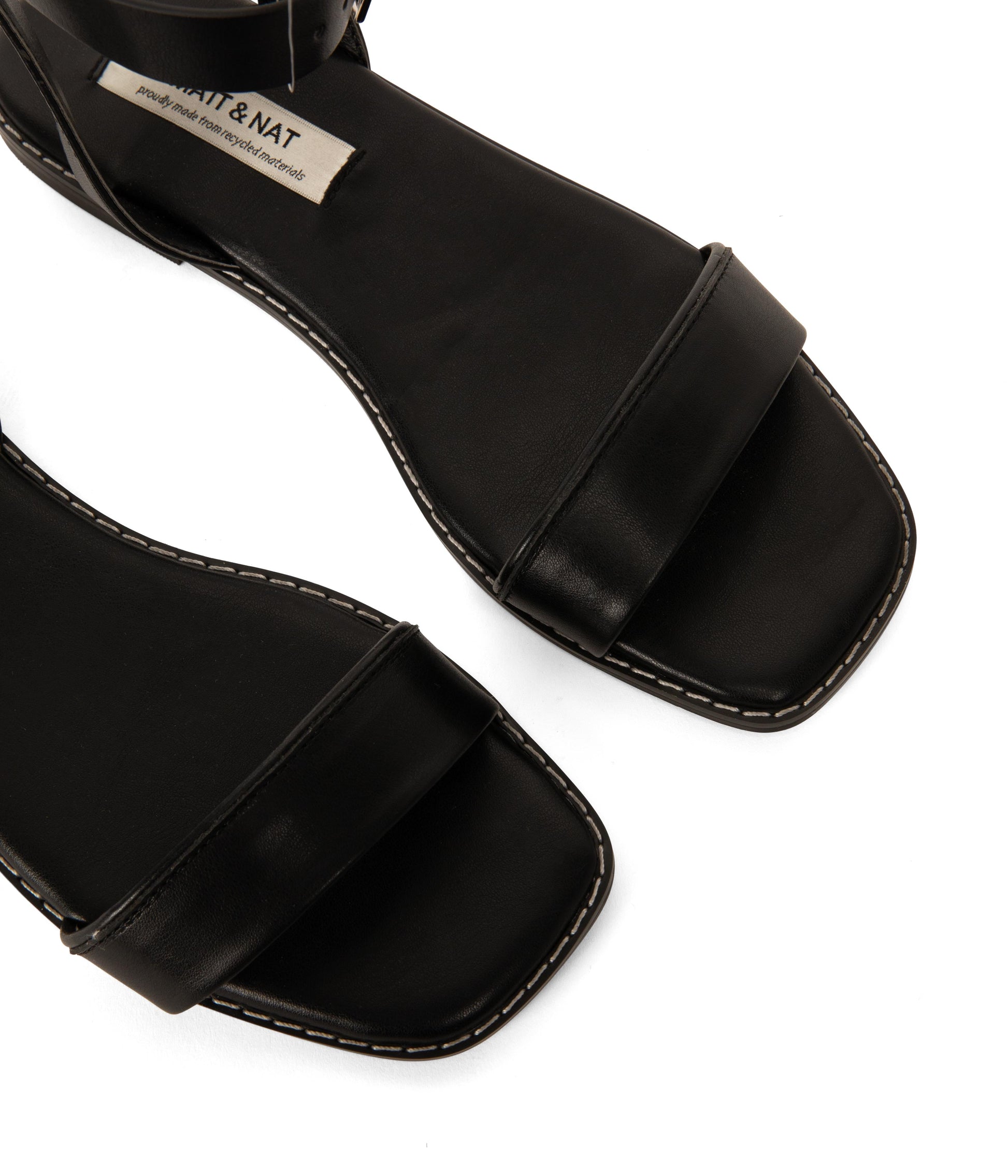 Sandales plates végétaliennes pour femmes SARIE