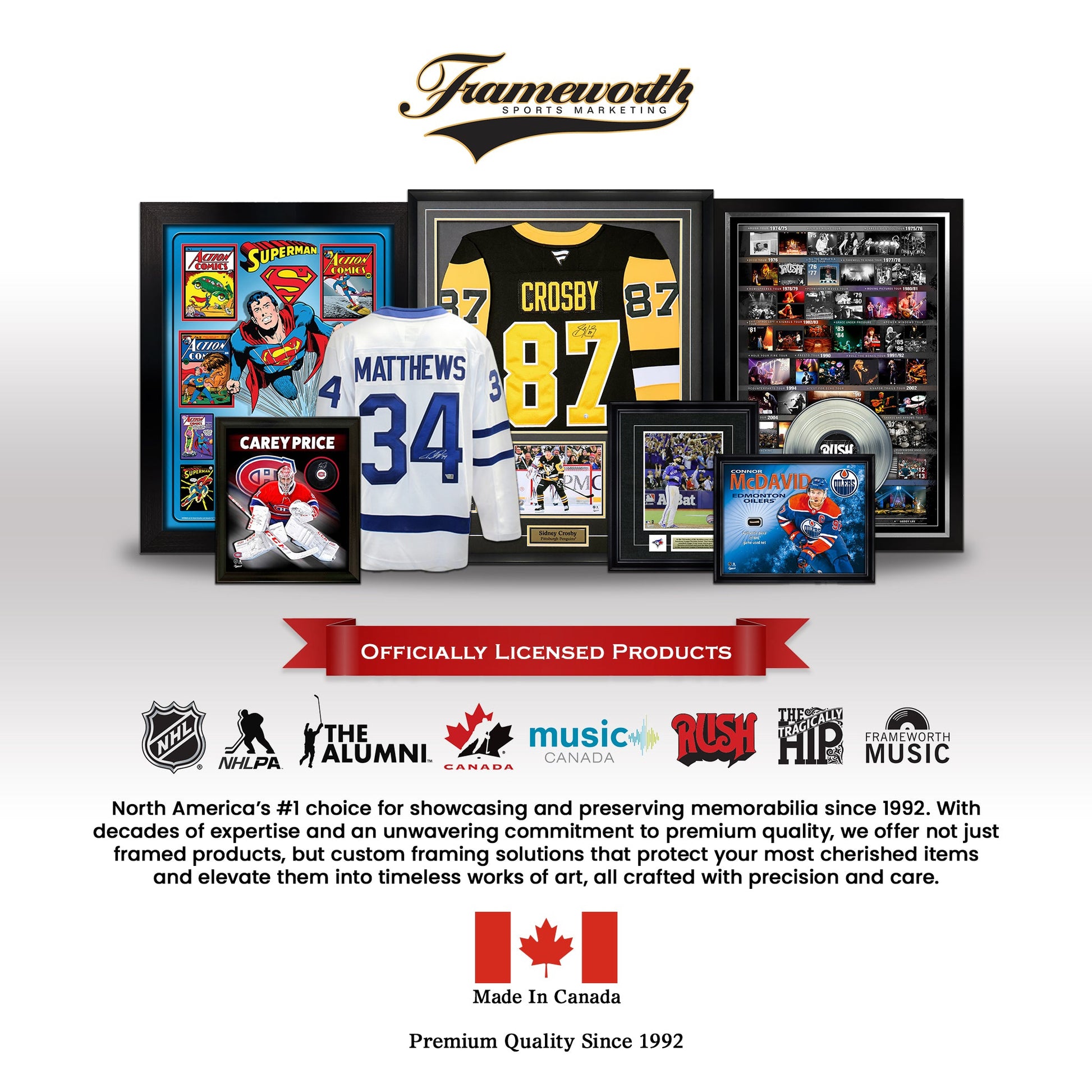 Jarome Iginla and Craig Conroy 20x29 Framed Canvas Flames Celebration-H