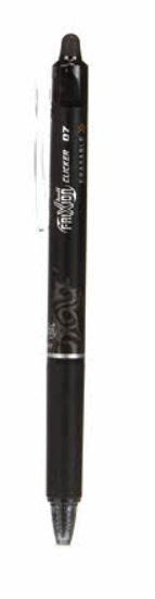 Stylo Frixion Clicker Pointe fine 0,7 mm
